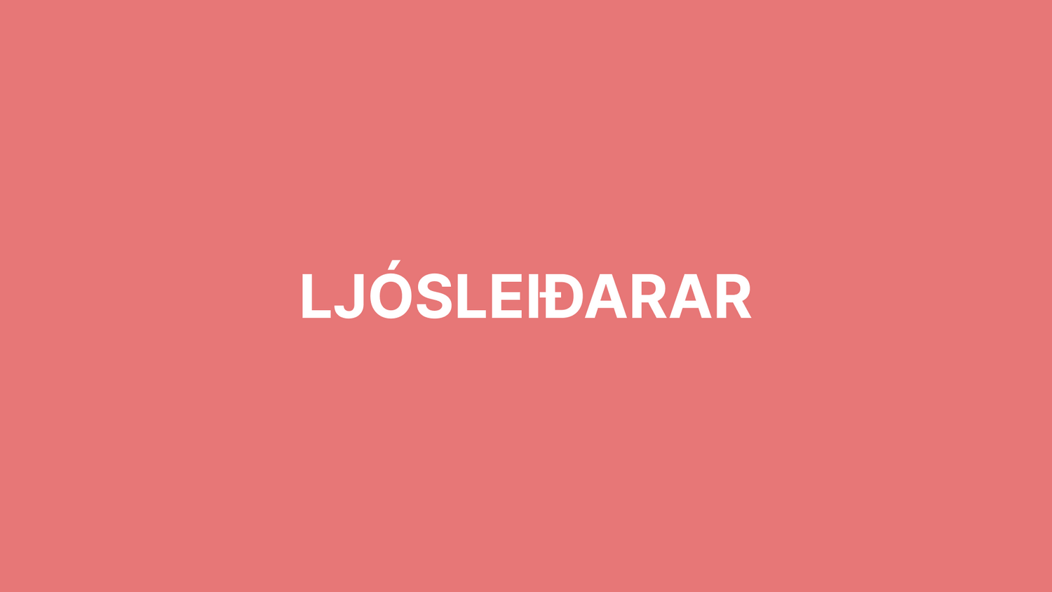 Ljósleiðarar